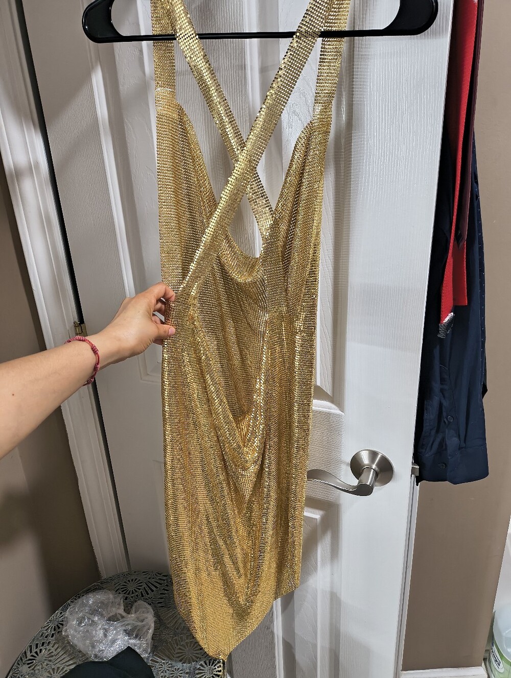 Womens metallic night dress